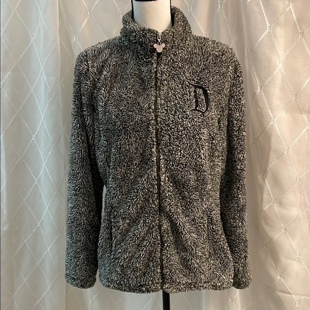 Disneyland Women’s Plush Fuzzy Fleece Jacket Size Medium